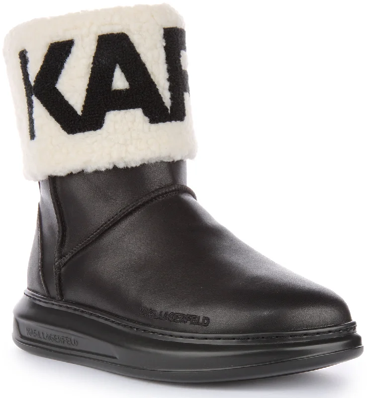 Karl Lagerfeld Kapri Kosi In Black For Women