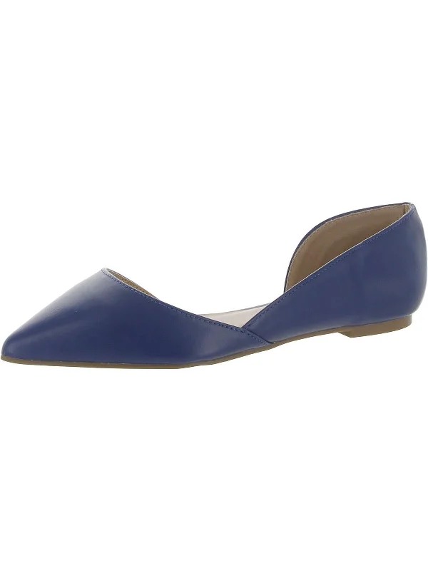 bhfo Womens Faux Leather Slip On Flat Shoes