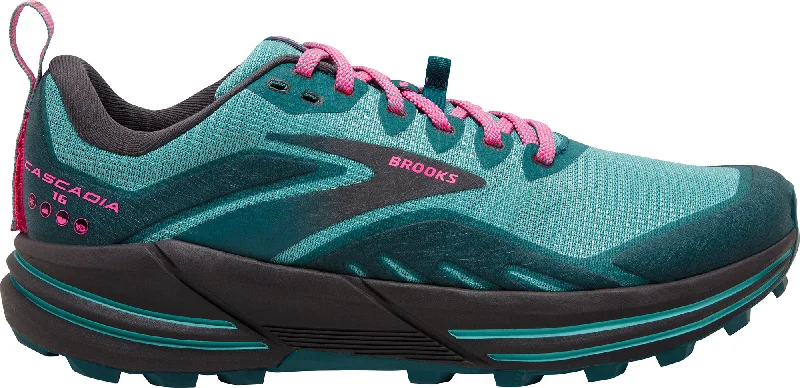 Brooks Cascadia 16 Womens Trail Running Shoes - Blue