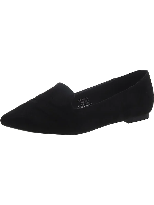 Womens Faux Suede Flat Shoes