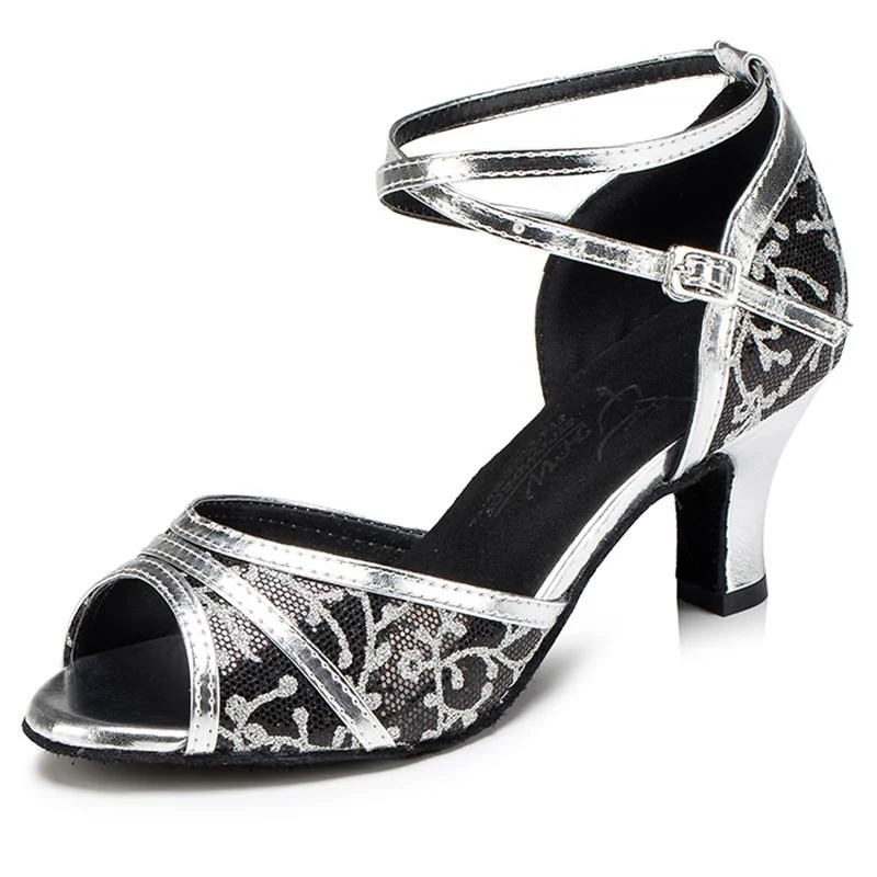 Women's Sparkling Glitter 6cm Heel Ballroom Dance Shoes/Latin Dance Shoes