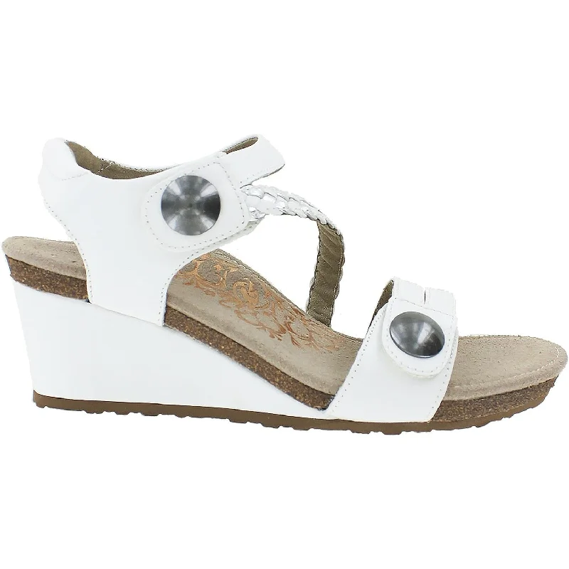 Women's Aetrex Naya White Leather