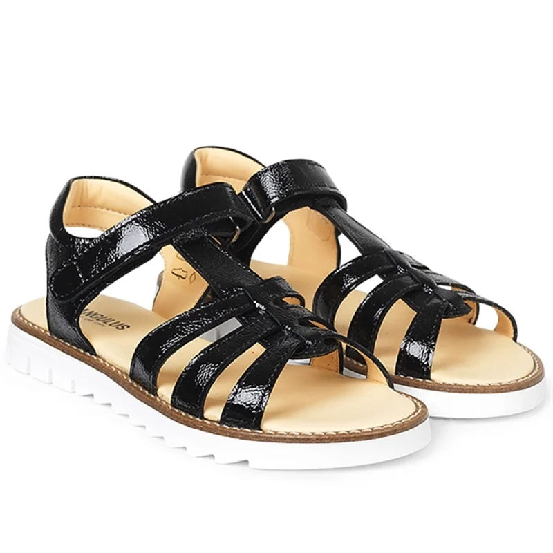 Angulus Sandal w. Velcro Black 4384-401-1310