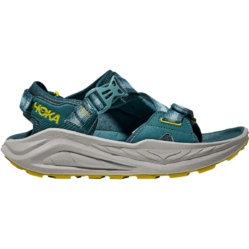 Men's Hoka Infini Hike TC Twilight/Pea Green Synthetic