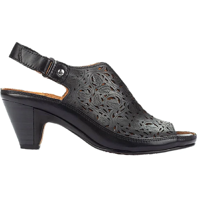 Women's Pikolinos Java W5A-1805 Black Leather