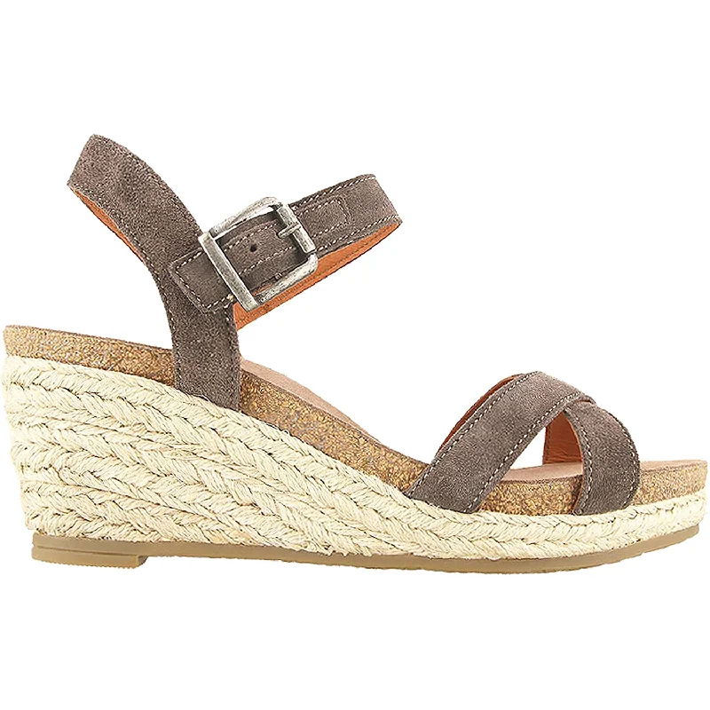 Women's Taos Hey Jute Grey Suede