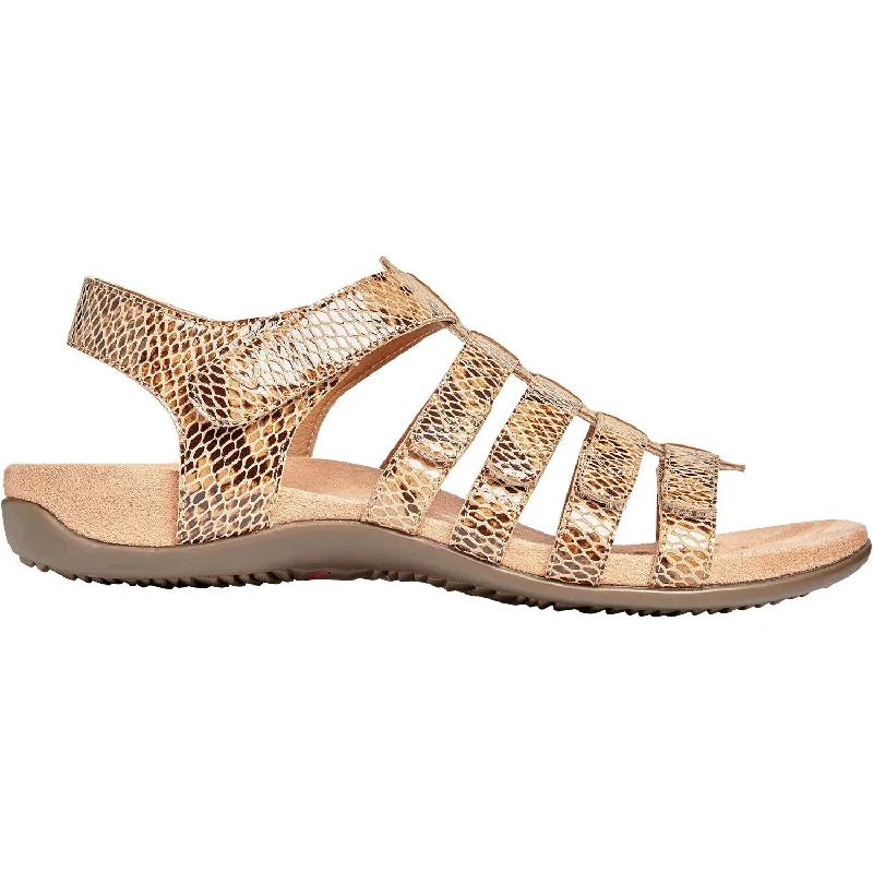 Women's Vionic Harissa Snake Wheat Leather