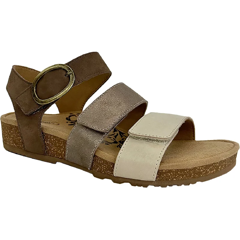 Women's Aetrex Lilly Taupe Multi Leather