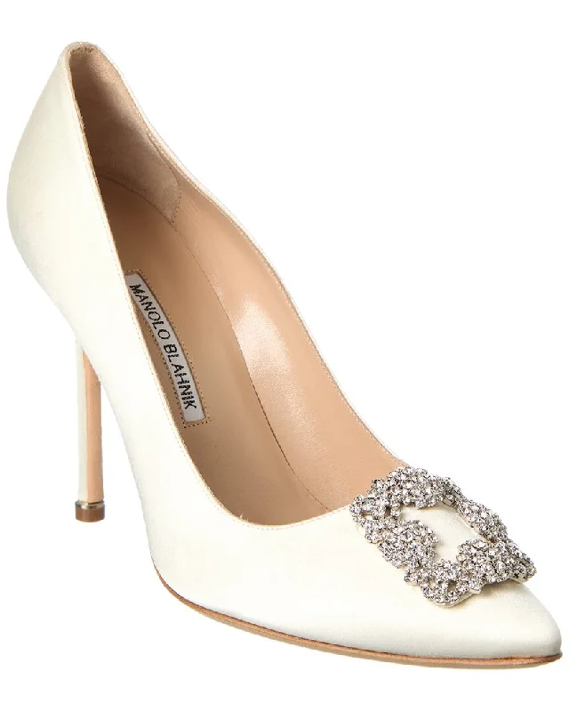 Manolo Blahnik Hangisi 105 Satin Pump