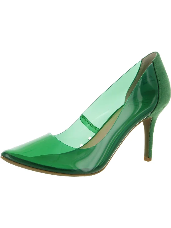 Womens Vinyl Dressy Pumps